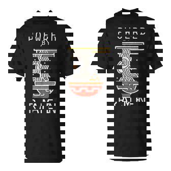 Powered By Ramen Noodles T-Shirt - Monsterry