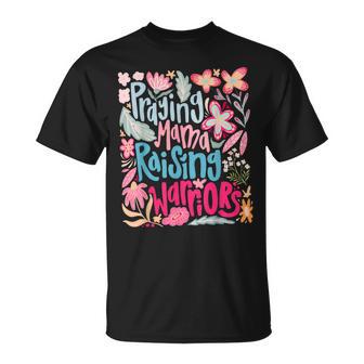 Praying Mama Raising Warriors Happy Christian Mother’S Day T-Shirt - Thegiftio UK