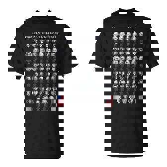 All Presidents Of The United States Of America Usa 250 1776 T-Shirt - Thegiftio