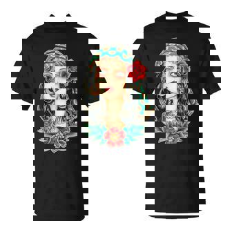 Pretty Girl Gypsy Fortune Teller Traditional Tattoo Flash T-Shirt - Monsterry
