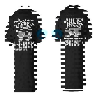 Princess Security Protection Birthday Party Matching Family T-Shirt - Seseable