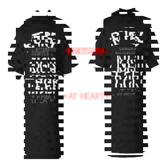 Profesor De Inglés Jubilado Regalo De Camisa De Inglés Para Profesor De Inglés Jubilado Camiseta unisex - Regaloses