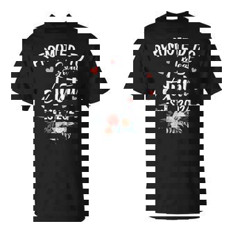Promoted To Great Aunt Est 2024 Soon To Be Aunt Flower T-Shirt - Monsterry