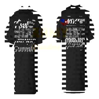 Proud Army National Guard Grandma Military Pride Costume T-Shirt - Monsterry