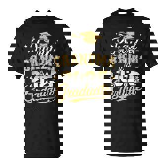 Proud Grandma Of A Class Of 2025 Graduate Senior Graduation T-Shirt | Seseable CA
