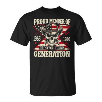 Proud Member Of 1965 1980 Generation T-Shirt - Geschenkecke