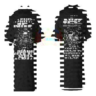 Proud Niece Of A Korean War Veteran Military Vet's Family T-Shirt - Monsterry