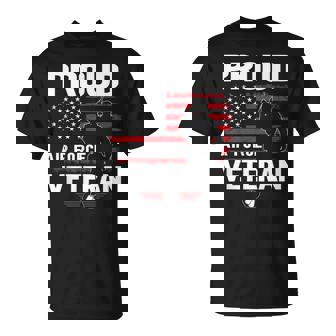 Proud Veteran Of The United States Air Force US Air Force T-Shirt - Monsterry