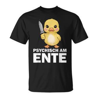 Psychisch Am Ente Crazy Duck Party T-Shirt - Geschenkecke