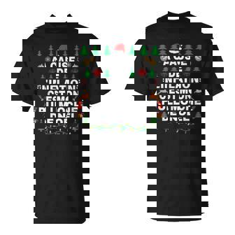 Pull Moche De Noël Homme Humour Inflation Cadeau Noel T-Shirt - Cadeauxyz