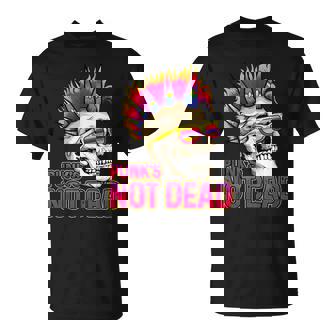 Punk's Not Dead Rock Retro Rocker Skull Punk Rock Sin Mangas Camiseta unisex - Regaloses