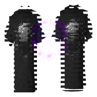Purple Basketball Camouflage T-Shirt - Monsterry