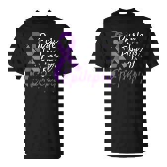 Purple Power Para La Epilepsia Epilepsia Awareness Camiseta unisex - Regaloses