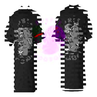 Purple Voodoo Cannabis Weed Marijuana Strain Anime Style T-Shirt - Monsterry
