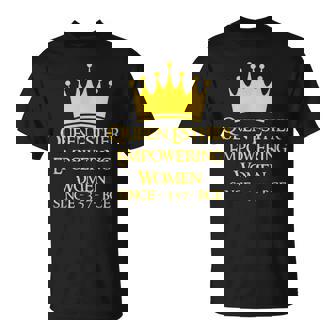 Queen Esther Empowering Happy Purim Feminist Costume T-Shirt - Thegiftio UK