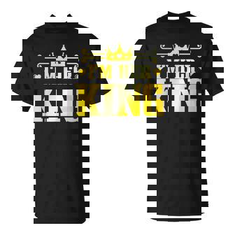 His Queen Her King Wedding Anniversary Valentines Couple T-Shirt - Monsterry