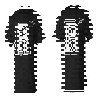 R Lettre Style Collège Cool T-Shirt - Cadeauxyz