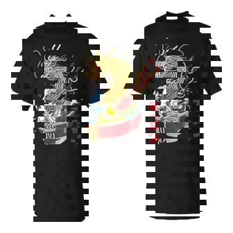 Ramen Dragon Kanagawa Nourriture Japonaise Kaiju Kawaii Ramen T-Shirt - Cadeauxyz