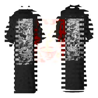 Ramen Nudeln Katze Japan Y2k Kawaii Retro Katzen Manga Anime T-Shirt - Geschenkecke