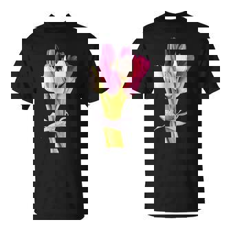 Ramo De Flores Tulipanes Con Patrón Floral Camiseta unisex - Regaloses