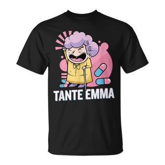 Raver Aunt Emma Ballern Techno Edm Rave Dj T-Shirt - Geschenkecke