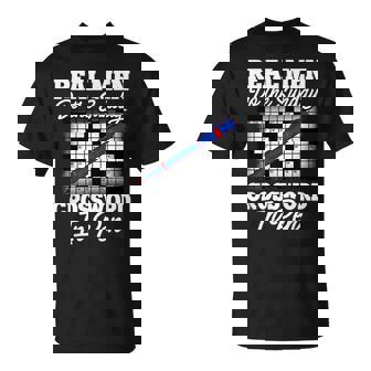 Real Men Do Crossword Puzzles In Pen T-Shirt - Monsterry