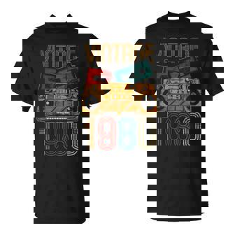 Regalo De Cumpleaños 42 Aniversario -Intage 1980 Camiseta unisex - Regaloses