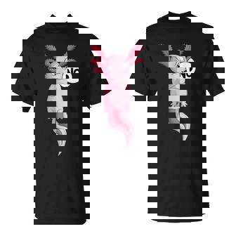 Regalos Lindos De Axolotl Para Niñas Y Es Niña Manga Corta Talla S Dibujos Animados Camiseta unisex - Regaloses