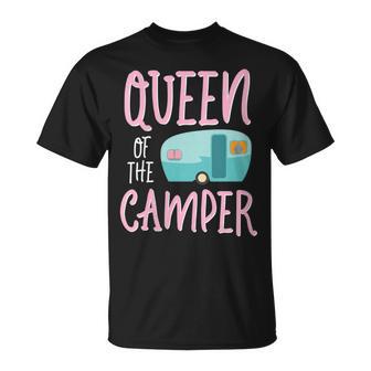 Reina De La Caravana Es Divertidas De La Caravana Cuello Camiseta unisex - Regaloses