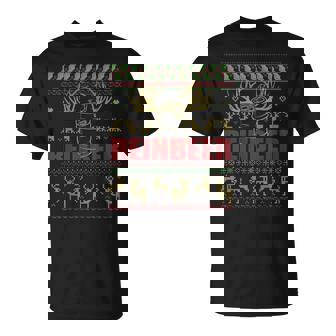 REINBEER DEER HUNTING SHIRT Reindeer Games Beer Drinking T-Shirt - Monsterry