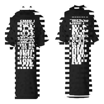 Remember As Far As Anyone Knows Family Camiseta unisex - Regaloses