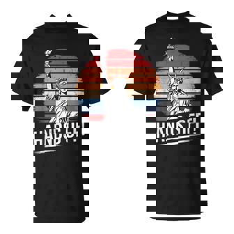 Resist Resistance Statue Of Liberty Hands Off Protest T-Shirt - Thegiftio UK