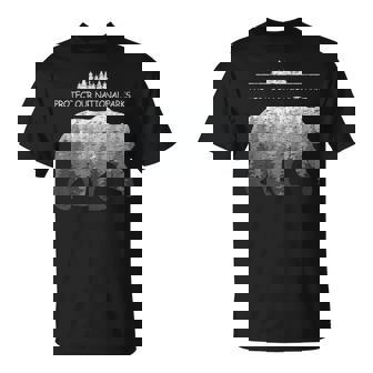 Resist Save Our Parks Alt Us National Parks Bear Nature T-Shirt - Thegiftio UK