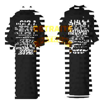 Retraite Homme Mon Patron Est Ma Retraité 2025 T-Shirt - Cadeauxyz