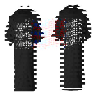 Retro America 4th Of July American Flag Patriotic American T-Shirt - Monsterry
