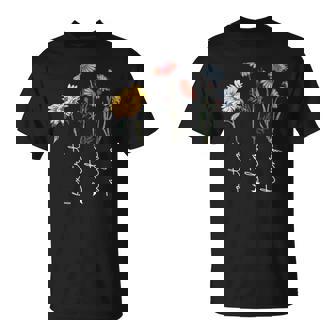 Retro Foxtrots Deltas Tangos Flower T-Shirt - Seseable