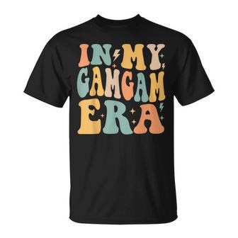 Retro Groovy In My Gamgam Era Mother's Day T-Shirt - Thegiftio UK