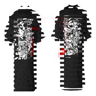 Rétro Oni Cyberpunk Samurai Arts Bushido Warrior T-Shirt - Cadeauxyz