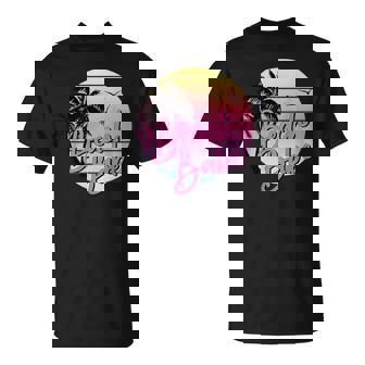 Retro Summer Shirt Beach Babe Vintage Summer Vibes Vacation T-Shirt - Monsterry