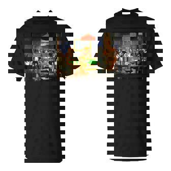 Retro Vintage Dogs Playing Cards Poker Gambling T-Shirt - Monsterry