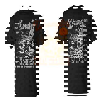 Retro Wranglin' Feral Children Raccoon 90S Western T-Shirt - Seseable
