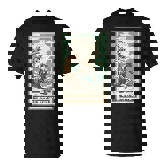 Retro Wrestling Mom Tarot Card Skeleton Mama T-Shirt - Thegiftio