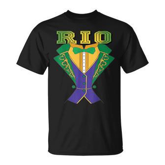 Rio Carnival Costume Brazil Rio De Janeiro Souvenir T-Shirt - Geschenkecke