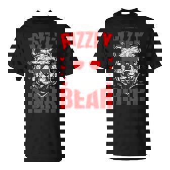 Rizzly Bear Silly Valentines Day For Him Rizz T-Shirt - Seseable