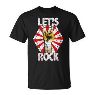 Rockband Guitar Music Rock And Roll T-Shirt - Cadeauxyz