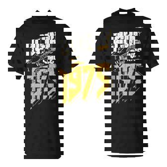 Rockin' Since 1975Intage Rock Music Fan 47 Cumpleaños Camiseta unisex - Regaloses