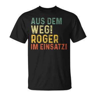 Roger Lustiger Spruch Nameorname T-Shirt - Geschenkecke