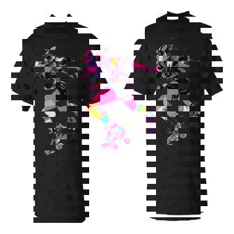 Roller Derby Player Derby Skater Patins À Roulettes T-Shirt - Cadeauxyz