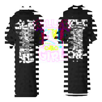 Roller Girl 70S Vintage Roller Skate Seventies Costume T-Shirt - Thegiftio UK