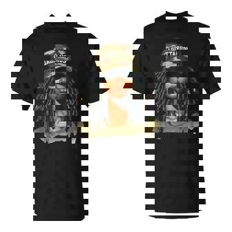 Sagittarius Queen Loc'd Hair Black Woman Cap Zodiac T-Shirt - Monsterry